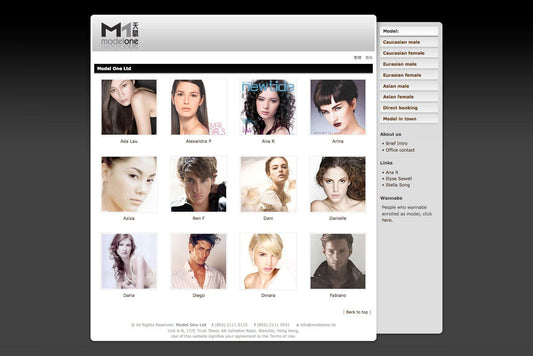 Model One Website
