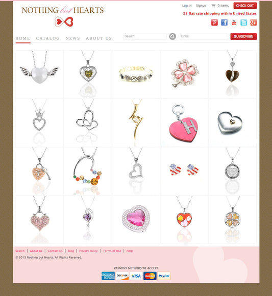 Nothing but Hearts Shopify Store